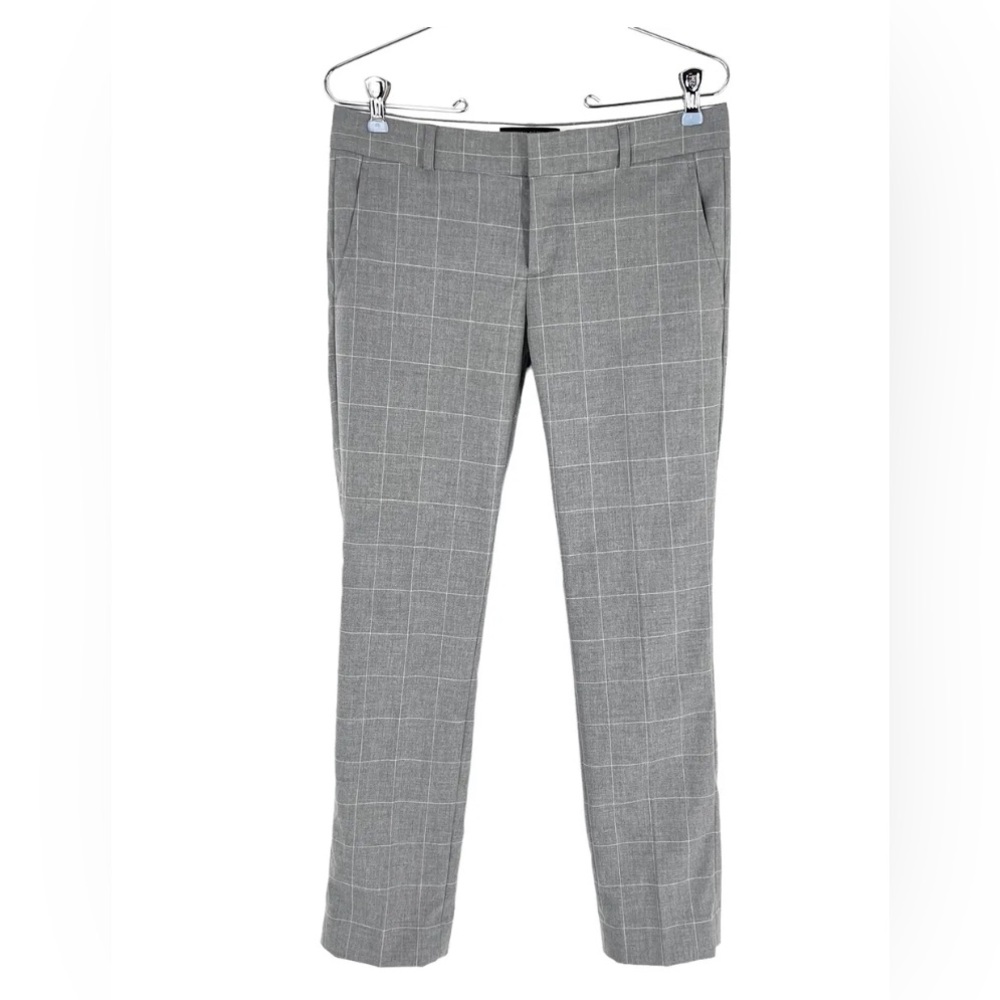 Banana Republic Reegan gray plaid pants slacks